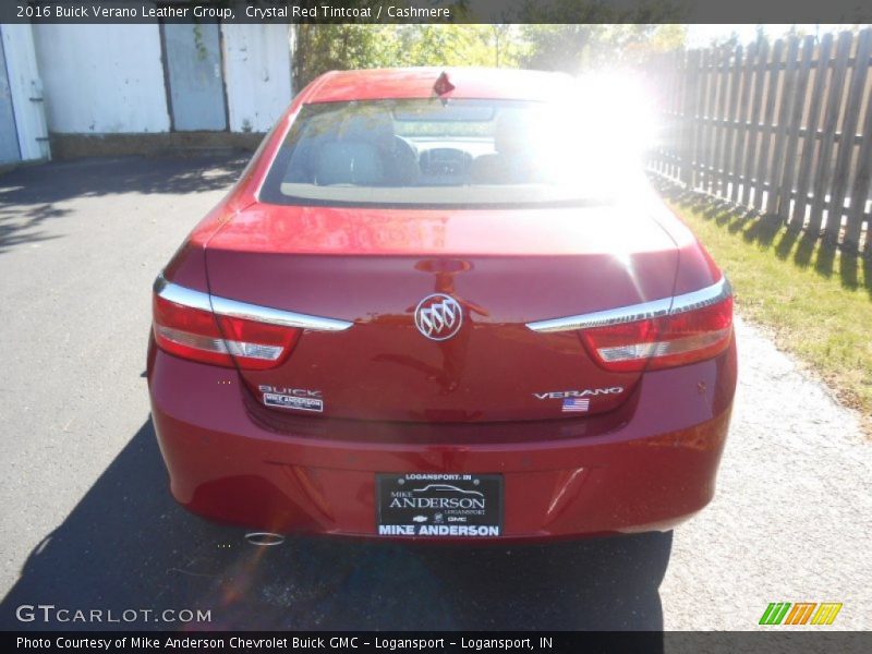 Crystal Red Tintcoat / Cashmere 2016 Buick Verano Leather Group