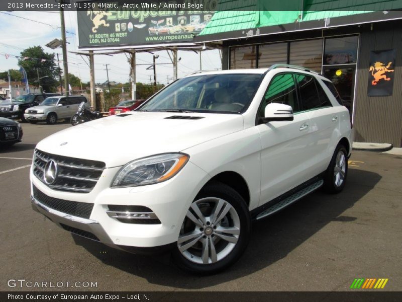 Arctic White / Almond Beige 2013 Mercedes-Benz ML 350 4Matic