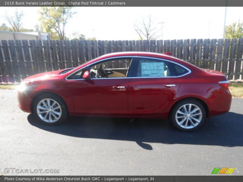 Crystal Red Tintcoat / Cashmere 2016 Buick Verano Leather Group