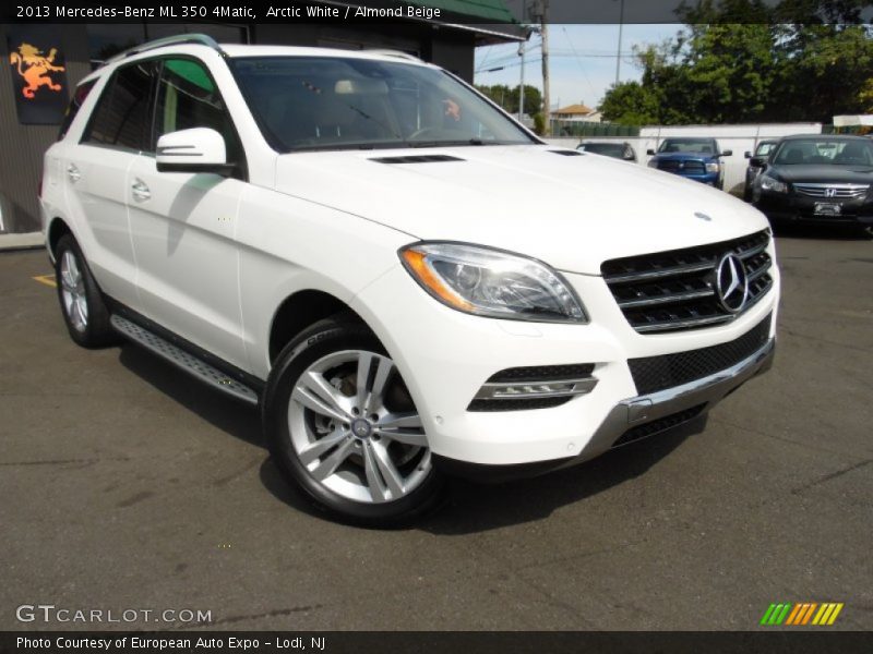 Arctic White / Almond Beige 2013 Mercedes-Benz ML 350 4Matic