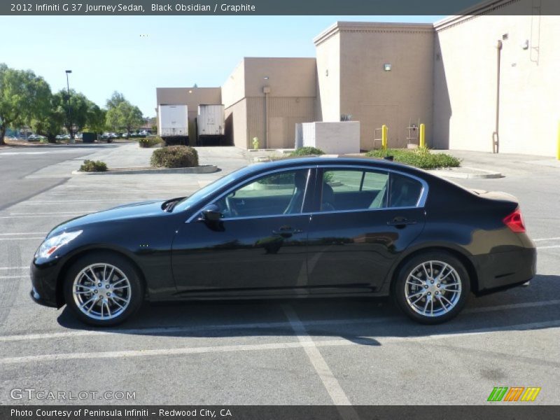 Black Obsidian / Graphite 2012 Infiniti G 37 Journey Sedan