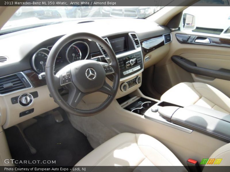 Arctic White / Almond Beige 2013 Mercedes-Benz ML 350 4Matic