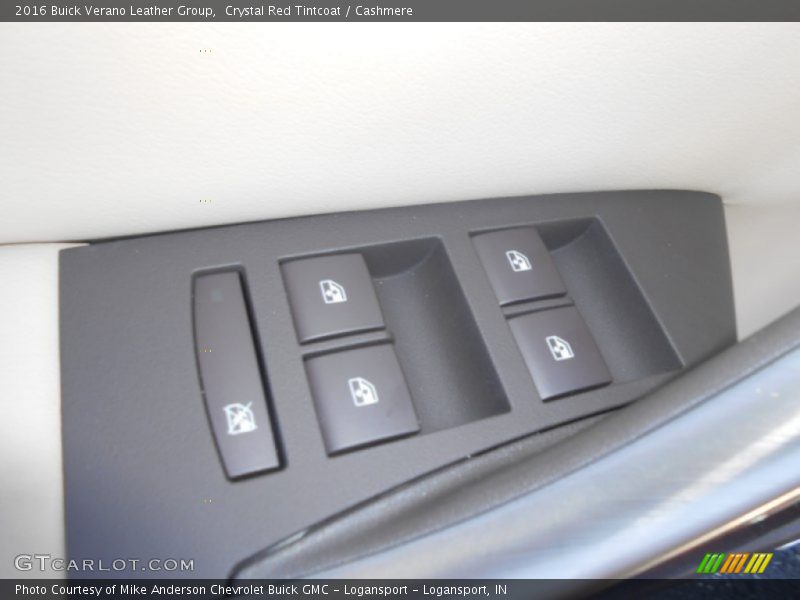 Crystal Red Tintcoat / Cashmere 2016 Buick Verano Leather Group