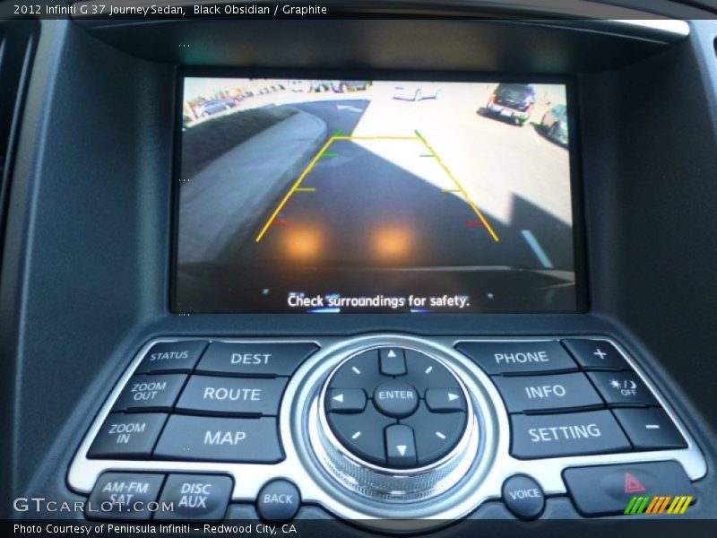 Black Obsidian / Graphite 2012 Infiniti G 37 Journey Sedan