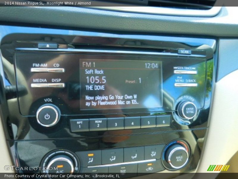 Moonlight White / Almond 2014 Nissan Rogue SL