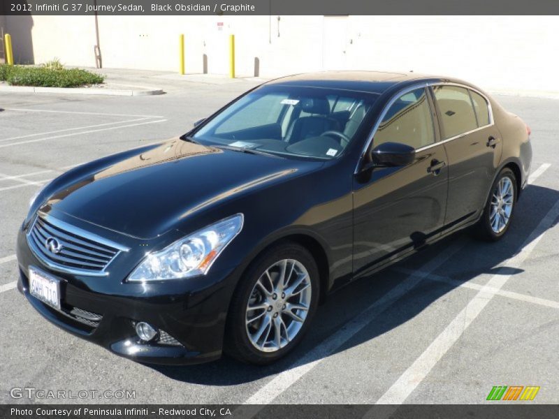 Black Obsidian / Graphite 2012 Infiniti G 37 Journey Sedan