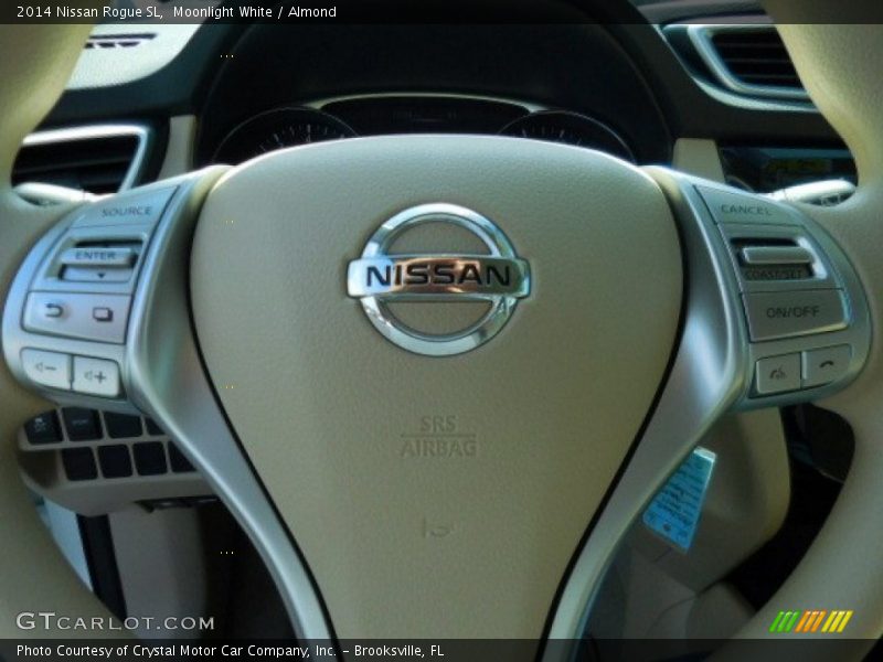 Moonlight White / Almond 2014 Nissan Rogue SL