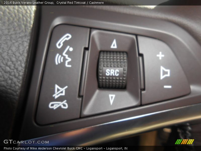 Crystal Red Tintcoat / Cashmere 2016 Buick Verano Leather Group