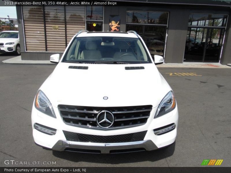 Arctic White / Almond Beige 2013 Mercedes-Benz ML 350 4Matic