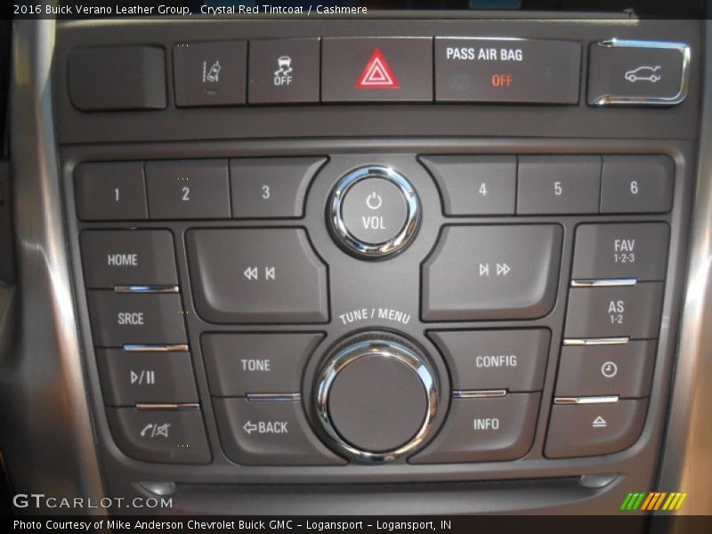 Crystal Red Tintcoat / Cashmere 2016 Buick Verano Leather Group