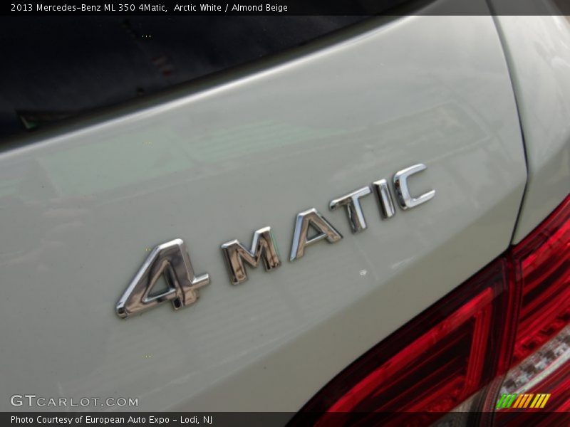Arctic White / Almond Beige 2013 Mercedes-Benz ML 350 4Matic