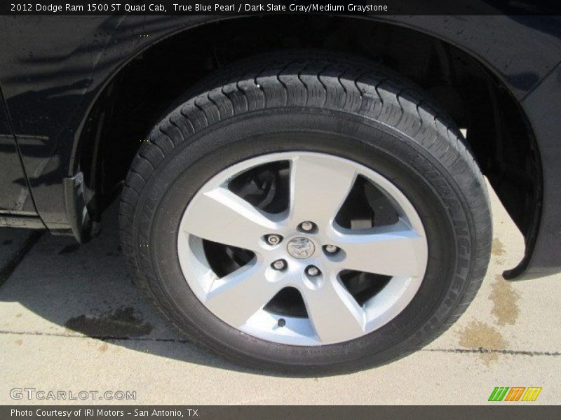 True Blue Pearl / Dark Slate Gray/Medium Graystone 2012 Dodge Ram 1500 ST Quad Cab