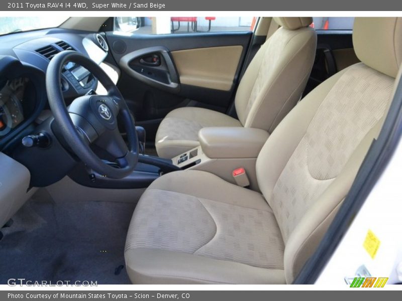 Super White / Sand Beige 2011 Toyota RAV4 I4 4WD