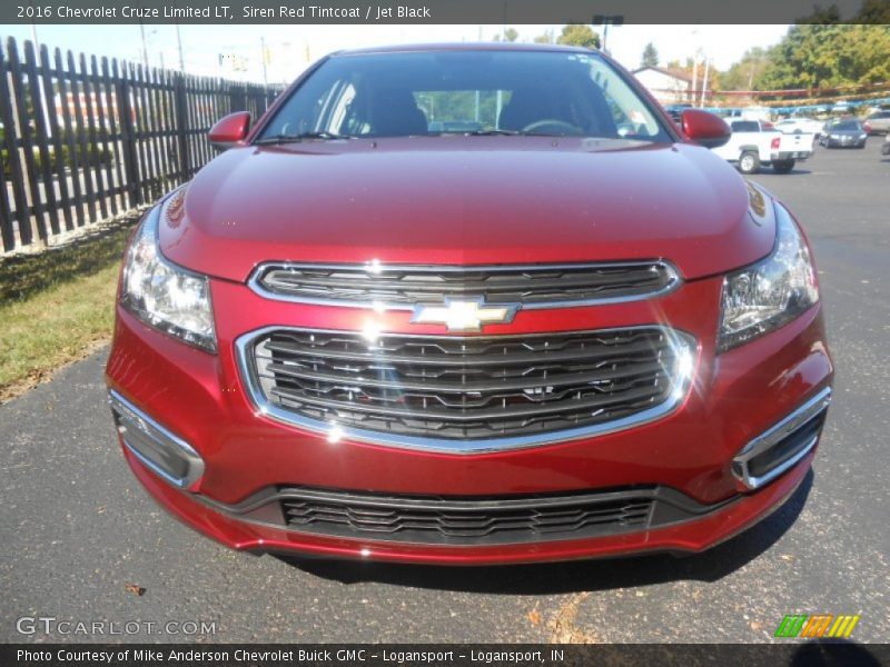 Siren Red Tintcoat / Jet Black 2016 Chevrolet Cruze Limited LT