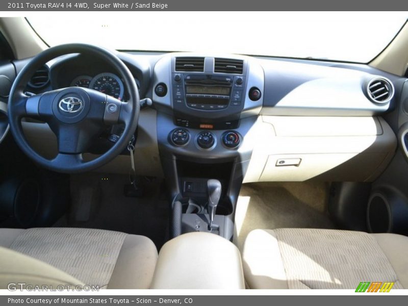 Super White / Sand Beige 2011 Toyota RAV4 I4 4WD