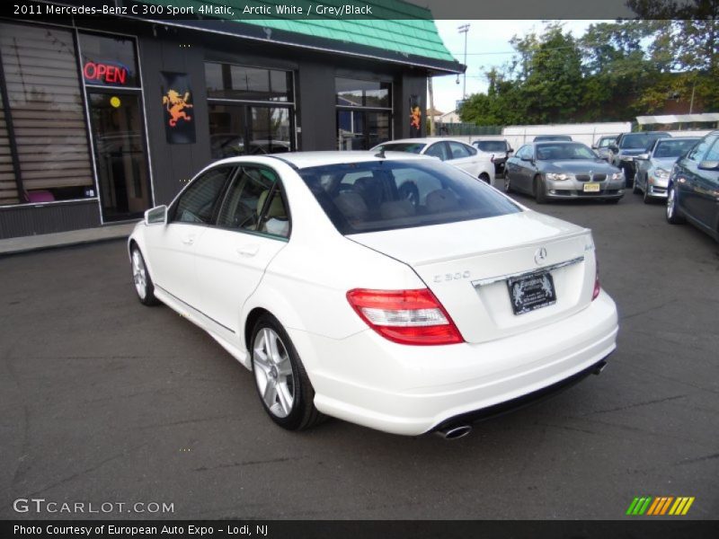Arctic White / Grey/Black 2011 Mercedes-Benz C 300 Sport 4Matic