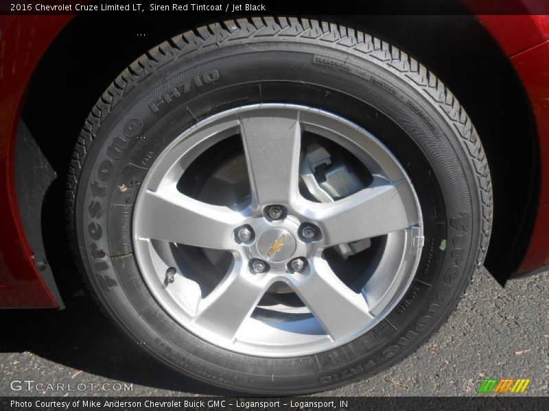 Siren Red Tintcoat / Jet Black 2016 Chevrolet Cruze Limited LT
