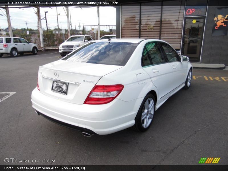 Arctic White / Grey/Black 2011 Mercedes-Benz C 300 Sport 4Matic
