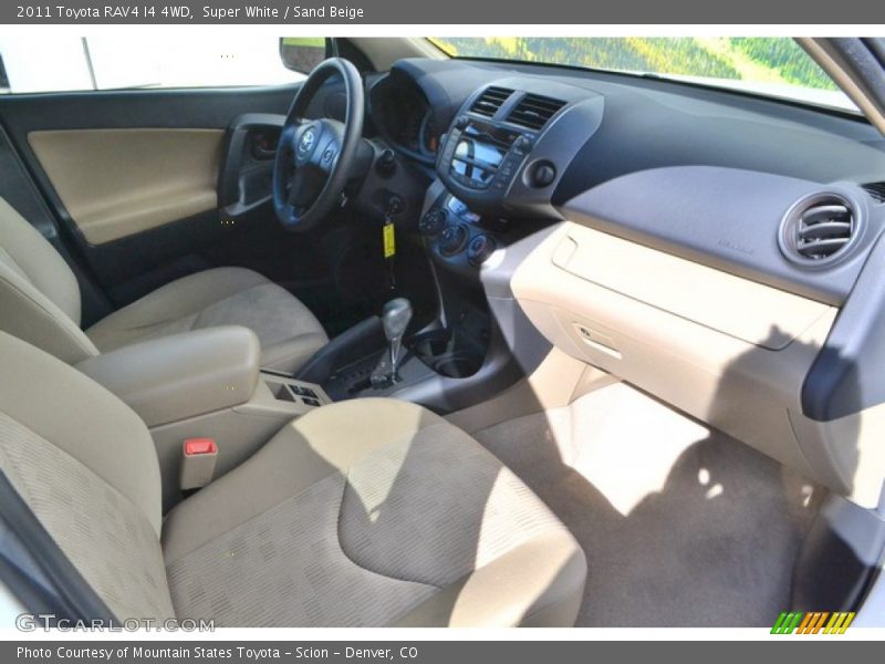 Super White / Sand Beige 2011 Toyota RAV4 I4 4WD