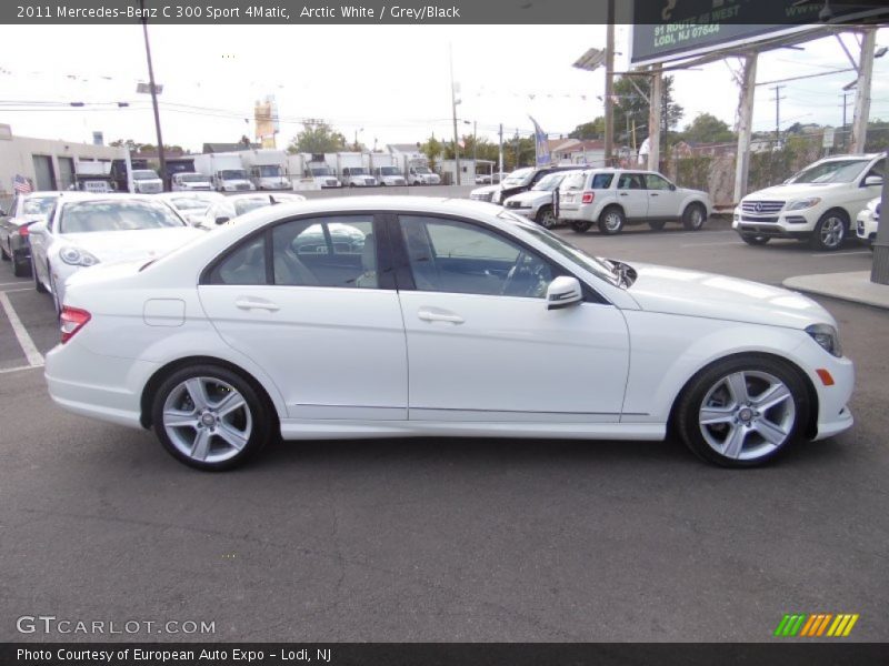 Arctic White / Grey/Black 2011 Mercedes-Benz C 300 Sport 4Matic