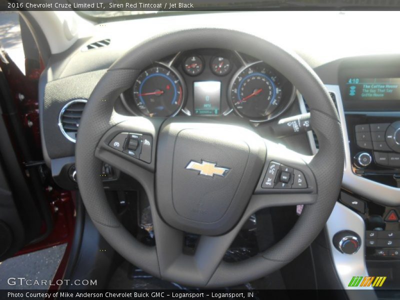 Siren Red Tintcoat / Jet Black 2016 Chevrolet Cruze Limited LT