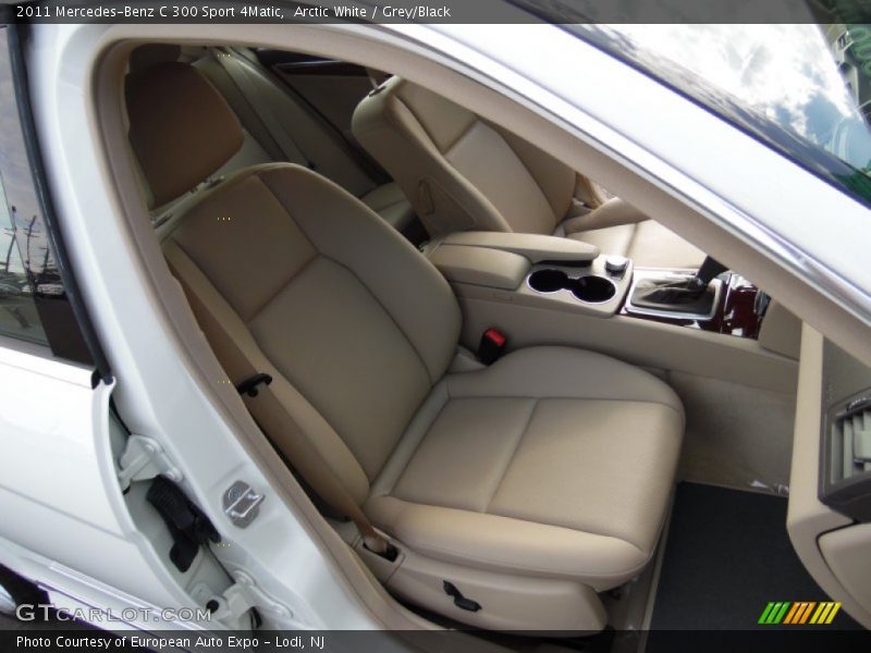 Arctic White / Grey/Black 2011 Mercedes-Benz C 300 Sport 4Matic