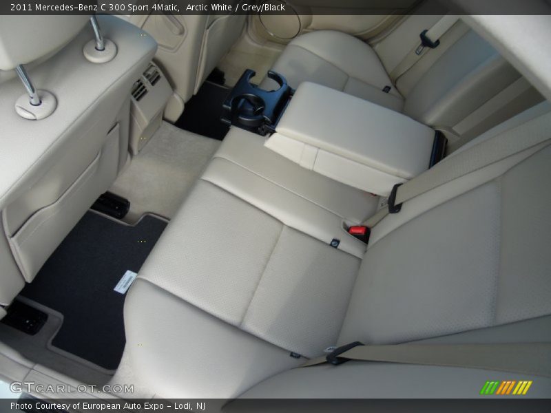Arctic White / Grey/Black 2011 Mercedes-Benz C 300 Sport 4Matic