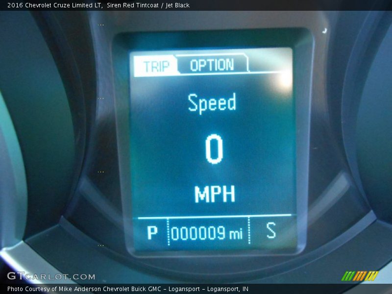 Siren Red Tintcoat / Jet Black 2016 Chevrolet Cruze Limited LT