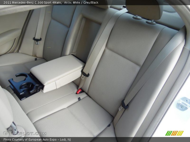 Arctic White / Grey/Black 2011 Mercedes-Benz C 300 Sport 4Matic