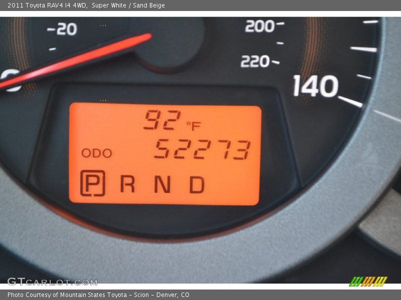 Super White / Sand Beige 2011 Toyota RAV4 I4 4WD