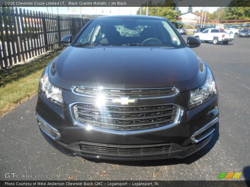 Black Granite Metallic / Jet Black 2016 Chevrolet Cruze Limited LT