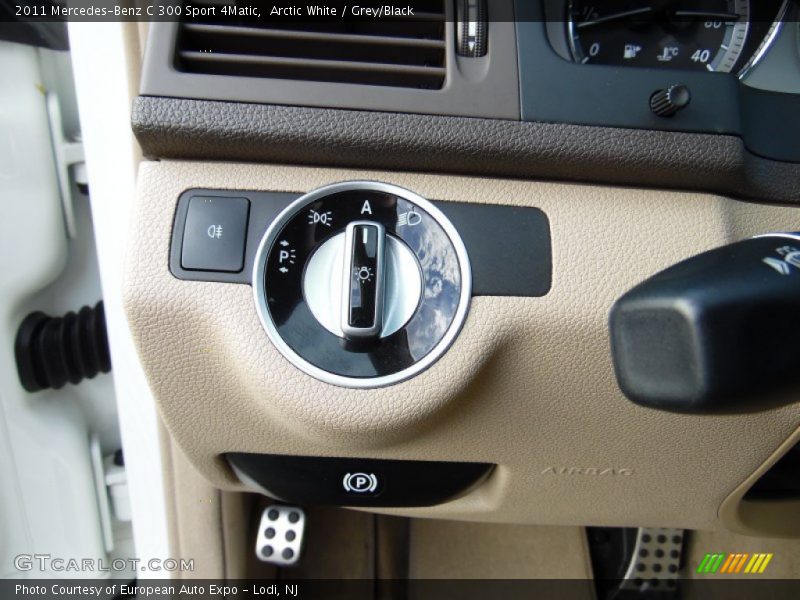 Arctic White / Grey/Black 2011 Mercedes-Benz C 300 Sport 4Matic