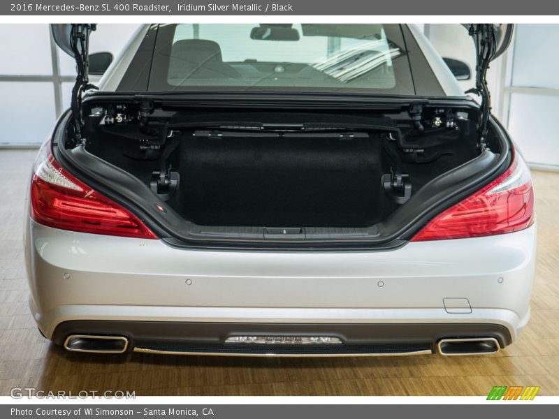 Iridium Silver Metallic / Black 2016 Mercedes-Benz SL 400 Roadster