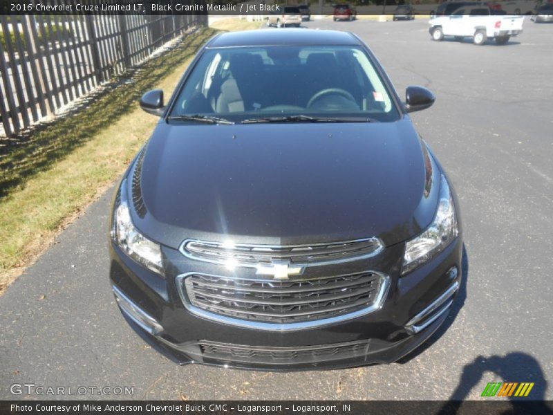 Black Granite Metallic / Jet Black 2016 Chevrolet Cruze Limited LT