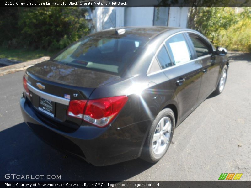 Black Granite Metallic / Jet Black 2016 Chevrolet Cruze Limited LT