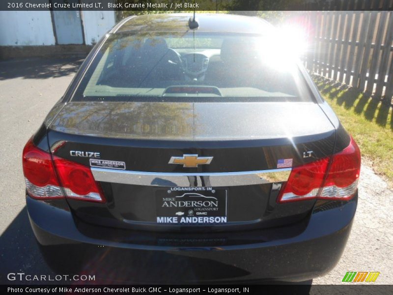 Black Granite Metallic / Jet Black 2016 Chevrolet Cruze Limited LT