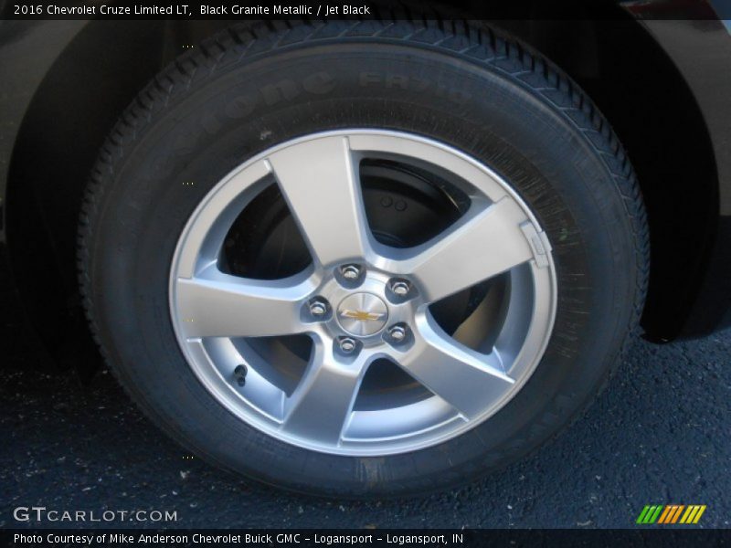 Black Granite Metallic / Jet Black 2016 Chevrolet Cruze Limited LT