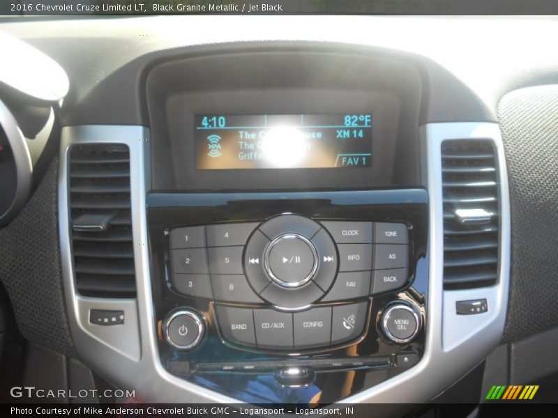 Black Granite Metallic / Jet Black 2016 Chevrolet Cruze Limited LT