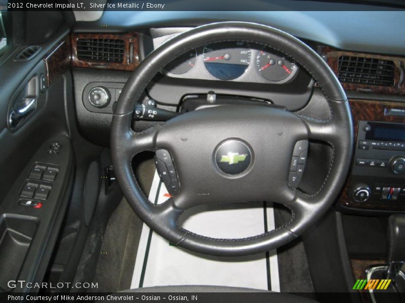 Silver Ice Metallic / Ebony 2012 Chevrolet Impala LT