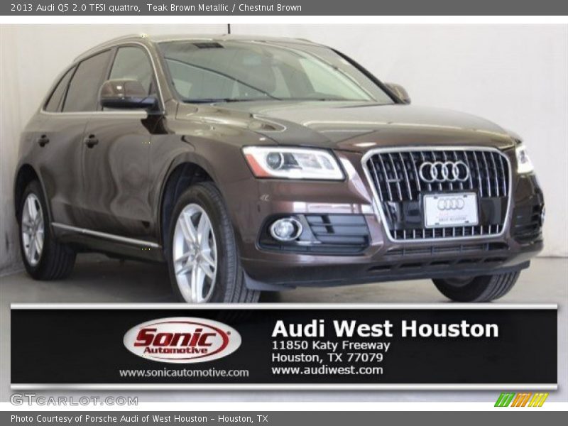Teak Brown Metallic / Chestnut Brown 2013 Audi Q5 2.0 TFSI quattro