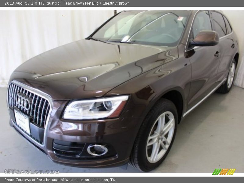 Teak Brown Metallic / Chestnut Brown 2013 Audi Q5 2.0 TFSI quattro