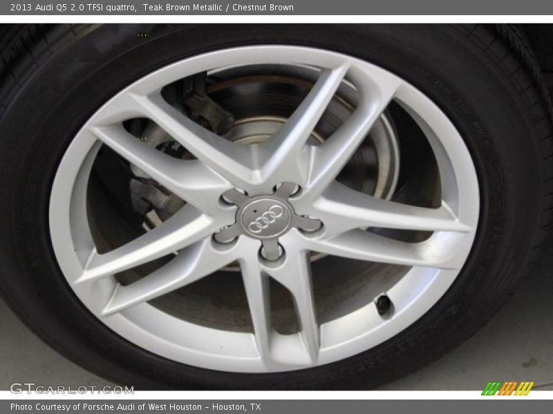 Teak Brown Metallic / Chestnut Brown 2013 Audi Q5 2.0 TFSI quattro