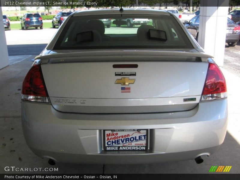 Silver Ice Metallic / Ebony 2012 Chevrolet Impala LT