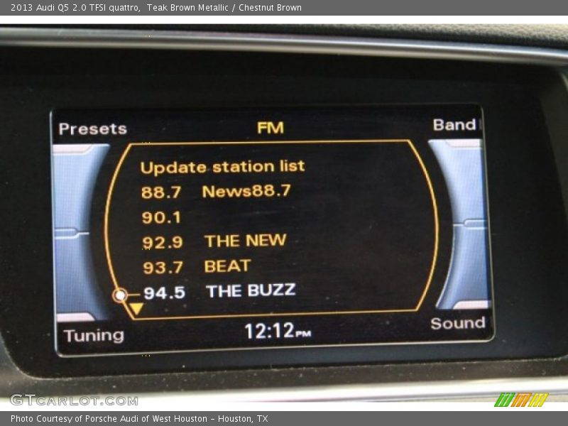 Teak Brown Metallic / Chestnut Brown 2013 Audi Q5 2.0 TFSI quattro