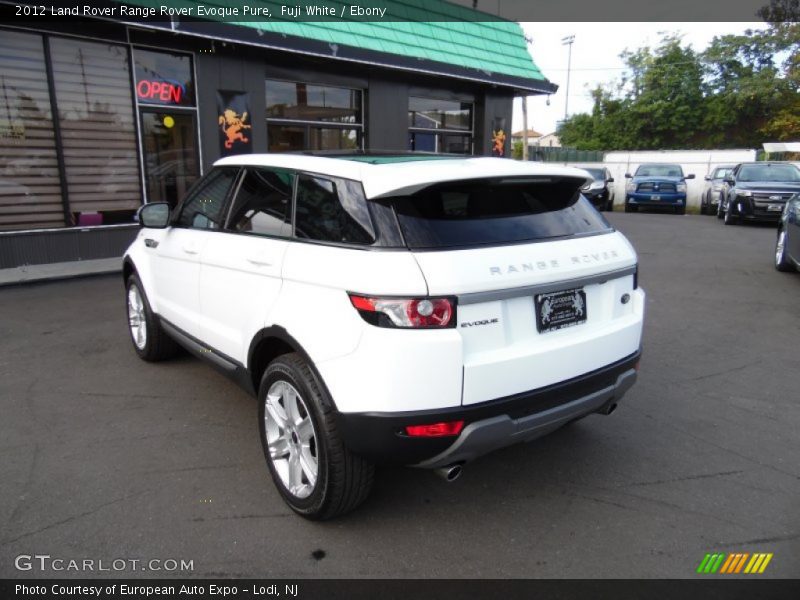 Fuji White / Ebony 2012 Land Rover Range Rover Evoque Pure