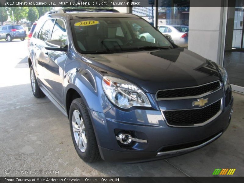 Atlantis Blue Metallic / Light Titanium/Jet Black 2013 Chevrolet Equinox LTZ