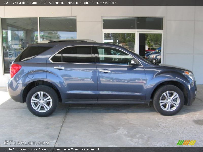 Atlantis Blue Metallic / Light Titanium/Jet Black 2013 Chevrolet Equinox LTZ