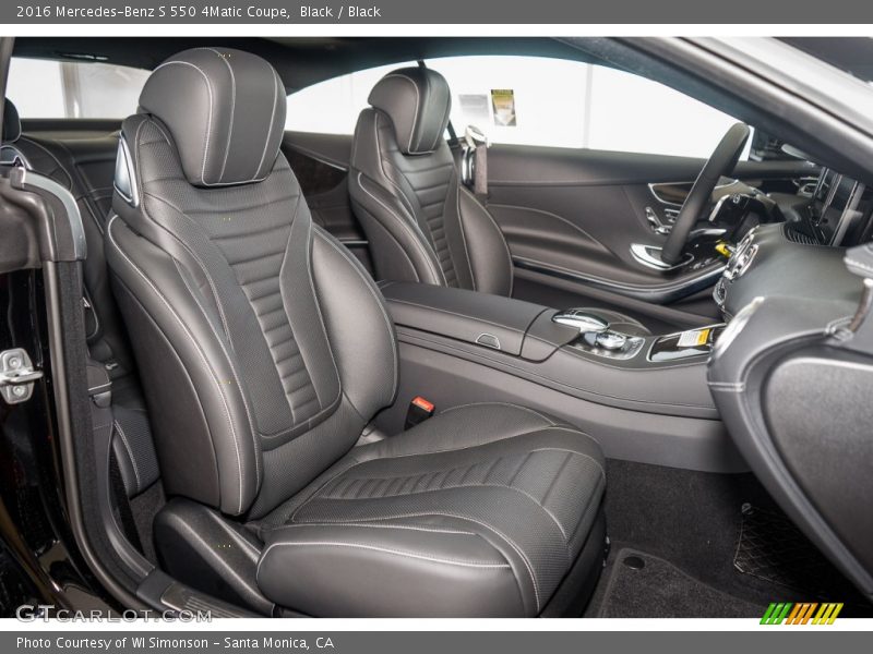  2016 S 550 4Matic Coupe Black Interior