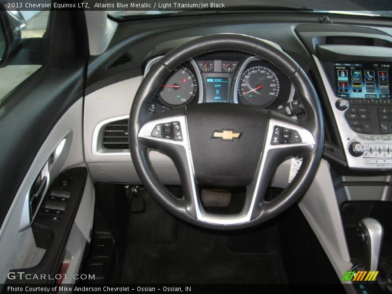 Atlantis Blue Metallic / Light Titanium/Jet Black 2013 Chevrolet Equinox LTZ