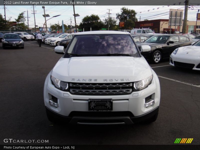 Fuji White / Ebony 2012 Land Rover Range Rover Evoque Pure
